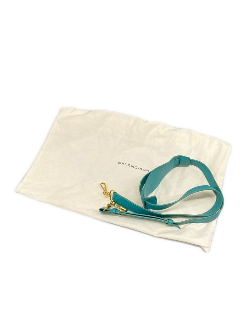 Balenciaga Handbag the Giant Mini City Blue Green Leather - Picture 8 of 15